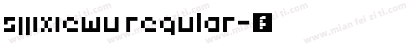 sjjixiewu regular字体转换